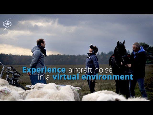 Experience aircraft noise in  a virtual environment