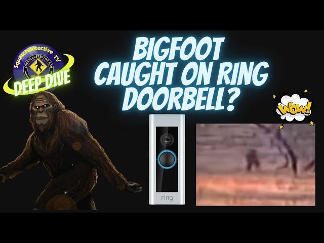 Is This Bigfoot Caught on a Ring Doorbell? [Squatch-D TV Deep Dive]