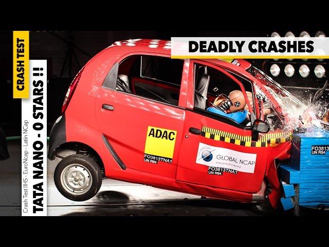 Crash Test Global Ncap INDIA - 0 STARS: Tata Nano, Ford Figo Hyundai i10, VW Polo