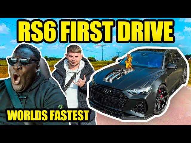 FIRST DRIVE IN THE *WORLDS FASTEST* AUDI RS6 C8 1100 BHP!!