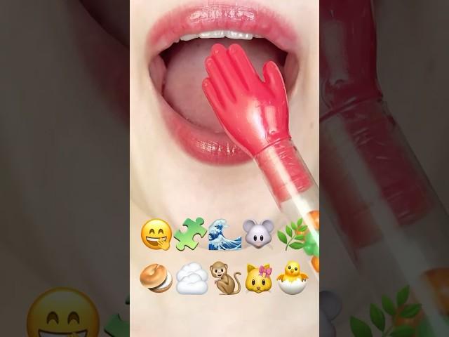 ASMR ️ EMOJI FOOD 이모지 먹방 (sped up)