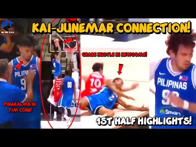 PINAKALMA NI TIM CONE SI KAI SOTTO! SOLID NA DEPENSA NI NEWSOME! GILAS VS TURKEY 1ST HALF HIGHLIGHTS