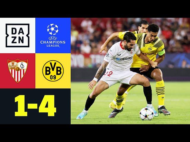 FC Sevilla - Borussia Dortmund 1:4 | UEFA Champions League | DAZN Highlights