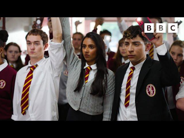 Students hold POWERFUL silent protest | Waterloo Road