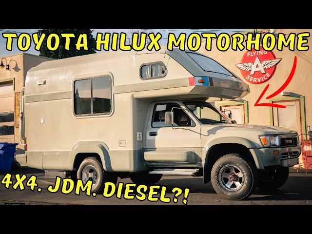 The Ultimate JDM Toyota 4x4 Motorhome:  Toyota Hilux Galaxy Camper