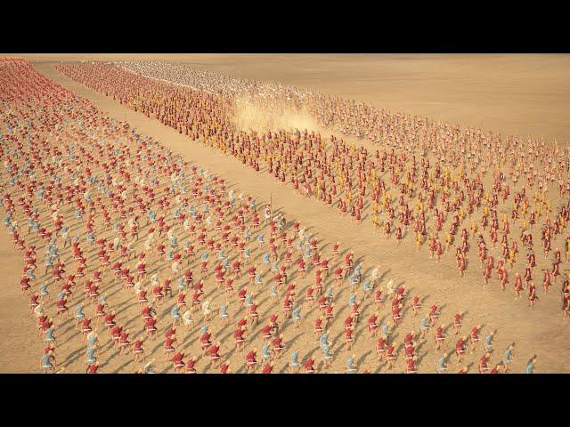 9,600 Libyan Mob Vs 4,800 Archers | Total War Rome 2