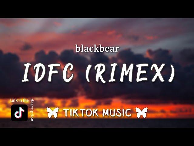 blackbear - idfc (TikTok Remix) I'm only a fool for you [Lyrics]