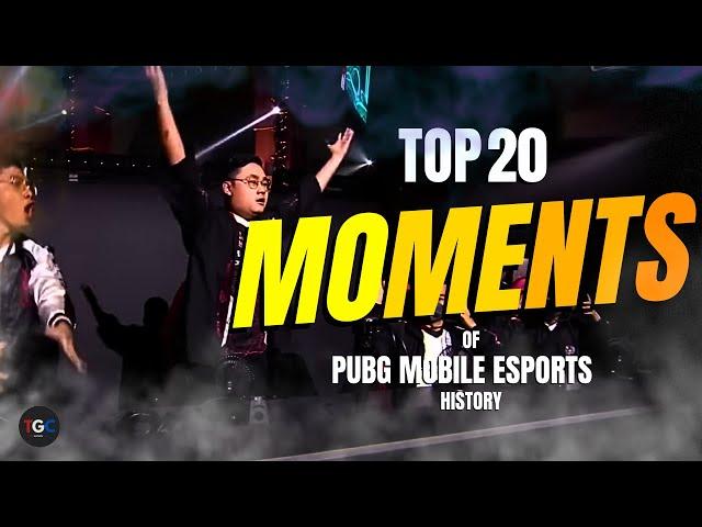 The Top 20 Moments of PUBG MOBILE Esports History!