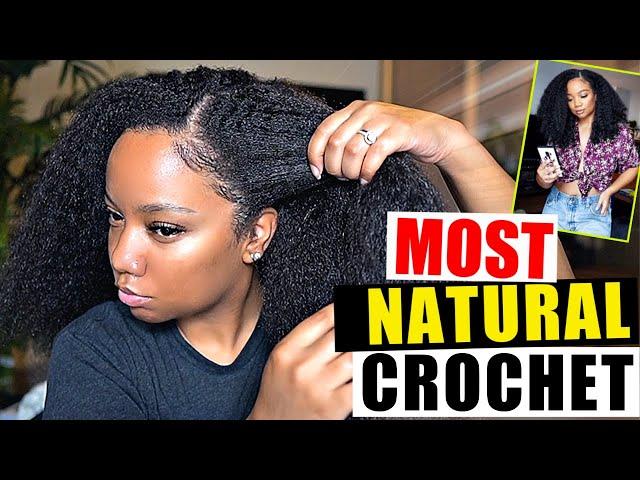 $20 Most NATURAL CROCHET EVER | PROTECTIVE STYLE TYPE 4 NATURAL HAIR