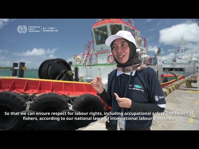 Joint labour inspection to prevent forced labour in Indonesia’s fishing sector