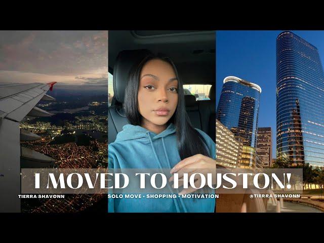 I MOVED TO HOUSTON TX! | Solo, Life Changing, Shopping | Single mom