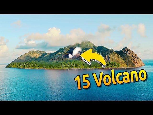 This SMALL ISLAND in Philippines is home to 15 VOLCANOES