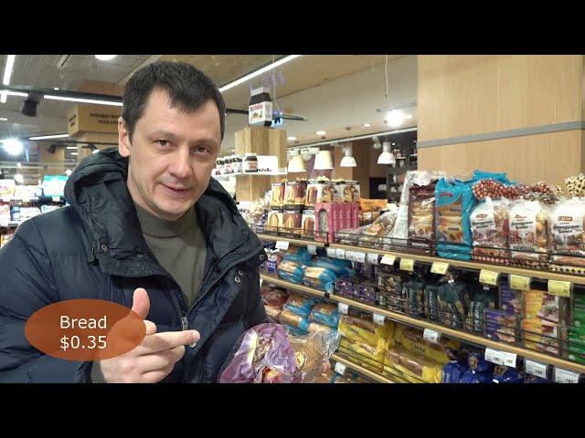 Grocery shopping in Russia 2022.