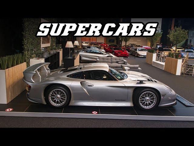 SUPERCAR EXPO @ AUTOWORLD MUSEUM | McL. F1, F50, Miura, 300SL, 918, LaFerrari, XJ220, 911 GT1, ...