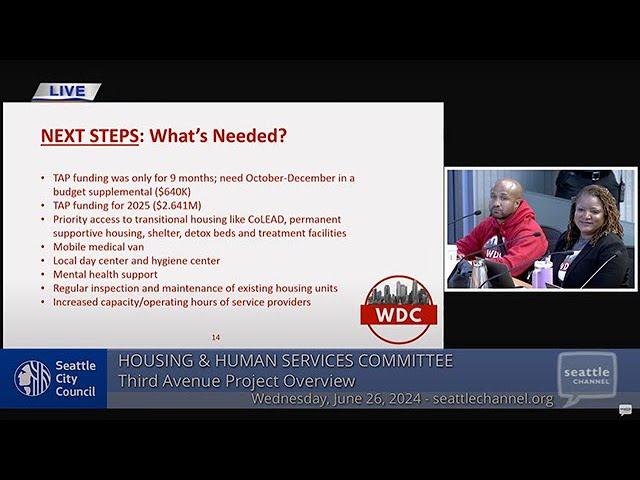 Housing and Human Services Committee 6/26/2024