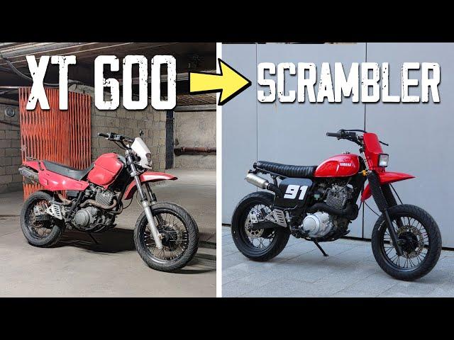 Cafe Racer Timelapse Build - Yamaha XT 600 Scrambler