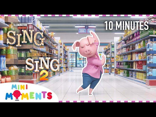 All of Rosita's Songs in Sing and Sing 2 🪩 | 10 Minute Compilation | Movie Moments | Mini Moments