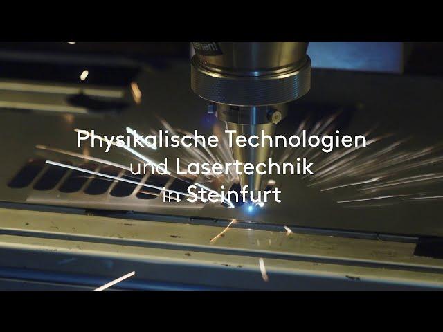 Bachelor Physikalische Technologien und Lasertechnik an der FH Münster