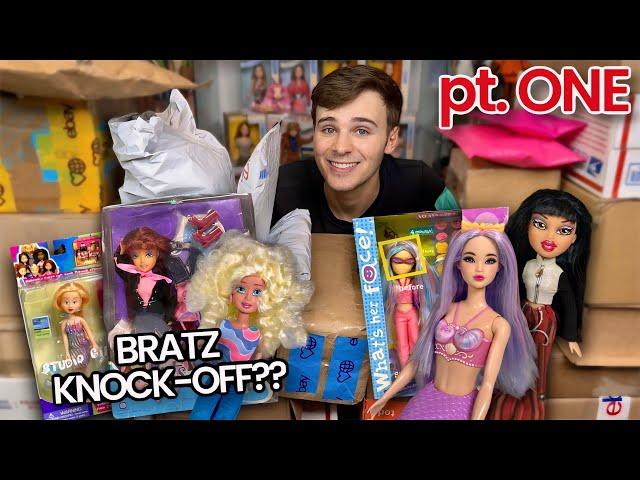 Huge Doll Haul! Obscure Early 2000s Dolls, Bratz, Barbie Odile Mermaid, What's Her Face, Part ONE!