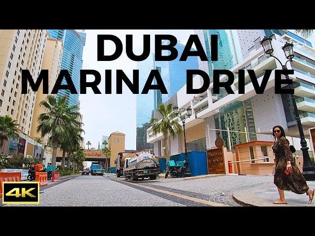 Dubai Marina & JBR | Driving Tour | 4K | 2023