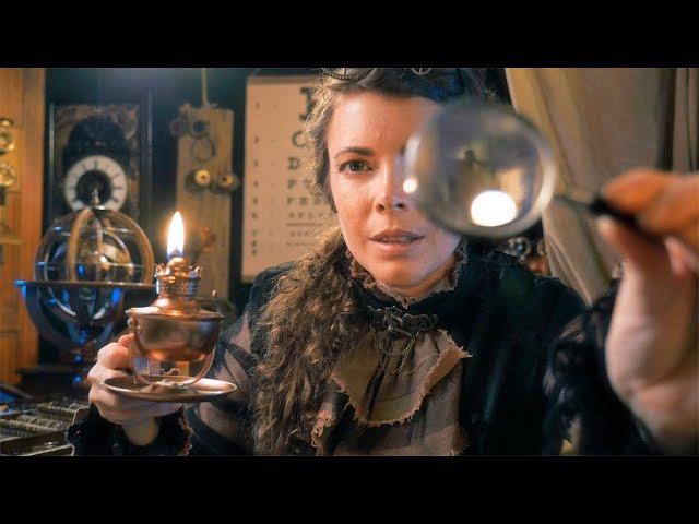 Steampunk Cranial Nerve Exam | ASMR Roleplay (medical nose, eye, face & ear exam, soft spoken)