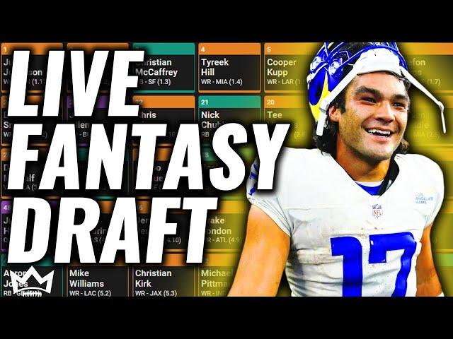 A LIVE 2024 Fantasy Football Draft