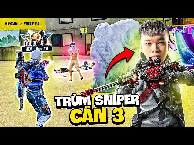 Bảnh thể hiện kỹ năng súng ngắm thượng thừa cân 3 trong tử chiến | HEAVY Free Fire