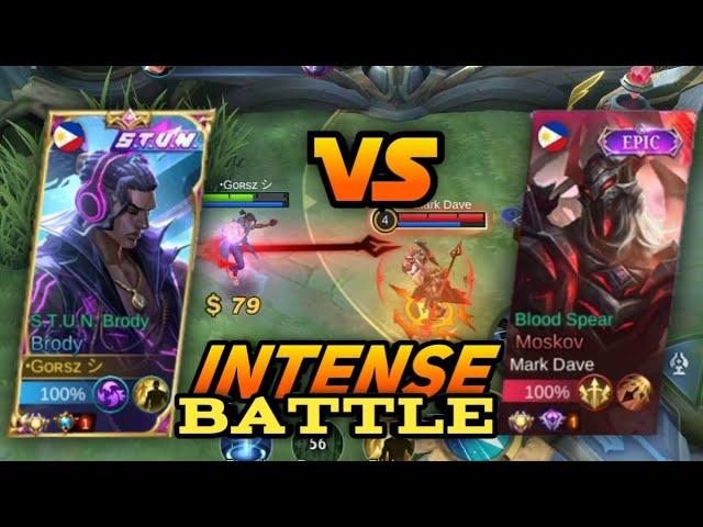 TOP 1 BRODY VS TOP 1 MOSKOV | BEST MARKSMAN BATTLE IN MYTHICAL GLORY | MLBB