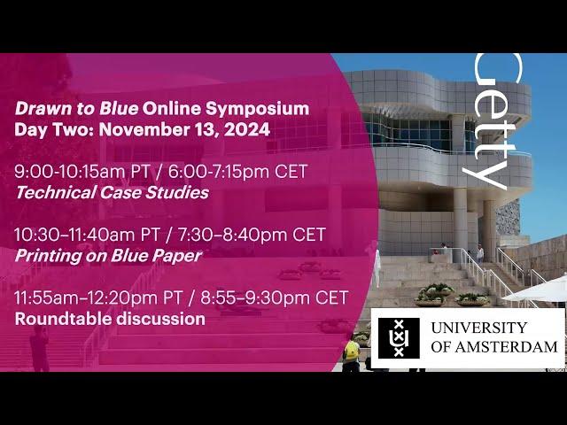 Drawn to Blue: An Online Symposium (Day Two)