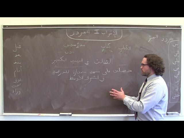 Arabic Grammar: I'raab, Pt. 2 -- Genitive المجرور