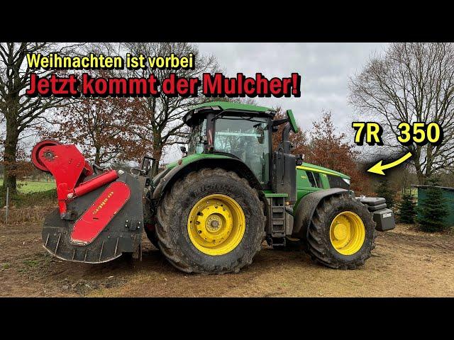 Es geht wieder los! | Aufräumen mit dem Forstmulcher | Fräsen von Baugrundstücken | LOHN VLOG 56