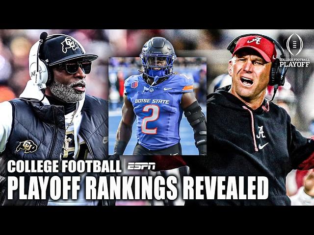 Week 14 College Football Playoff Rankings REVEALED  | ESPN College Football