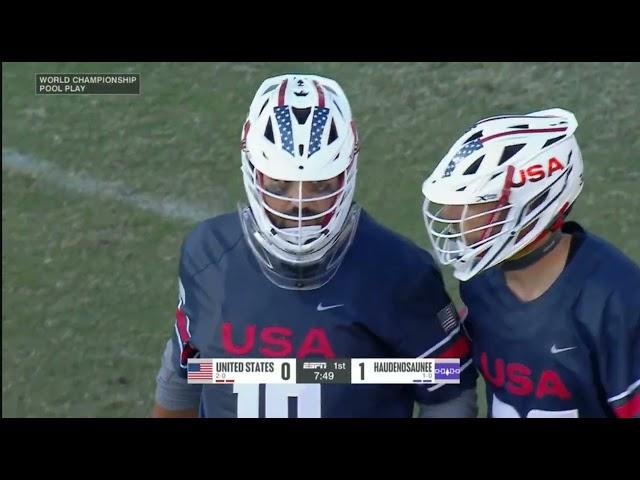 USA vs Haudenosaunee Men's World Lacrosse Championship 2023 Pool play