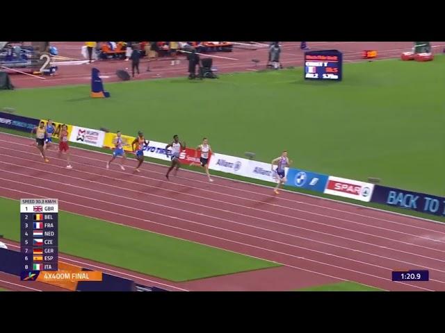 MEN'S 4X400M  FINAL   European Athletics Championships Munich 2022