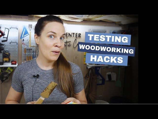 Testing Some Woodworking Tips and Tricks