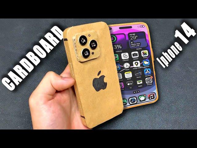 How to Make New iPhone 14 Pro Max from Cardboard | MT fusion