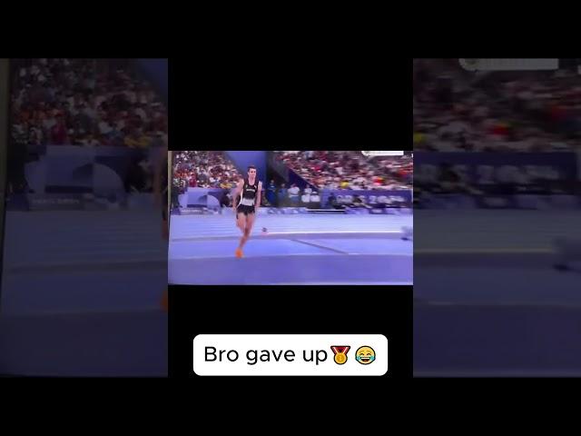 Bro gave Up  #olympics #funny #trending