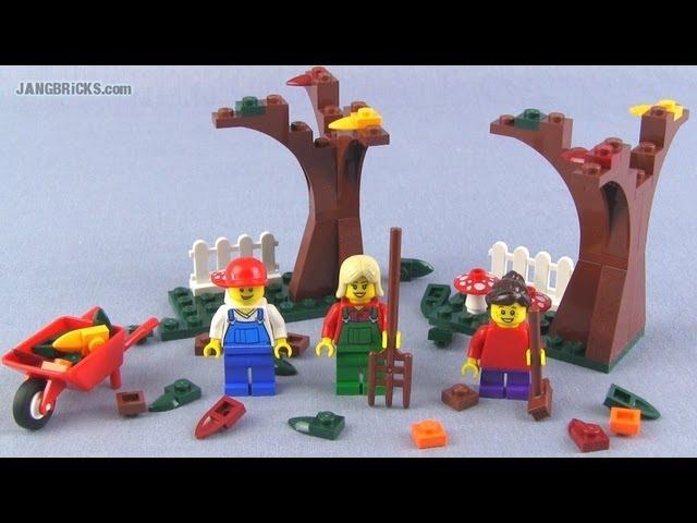 LEGO Fall Scene polybag set review! 40057