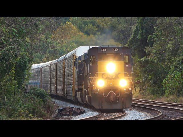 CSX SD40-3 Leads Afternoon Q276 in Relay