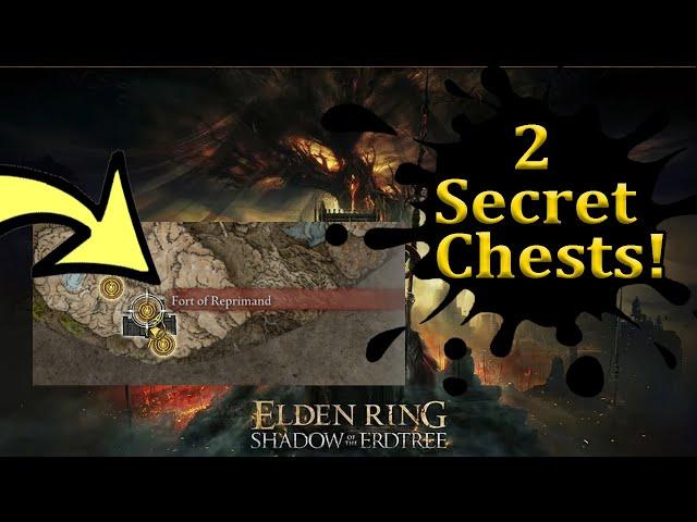 How to get to the secret chests in fort of reprimand shadow of the erdtree elden ring