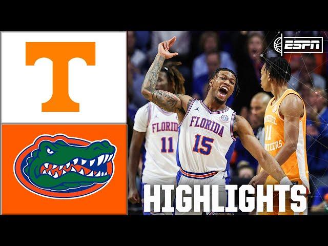 DOWN GOES NO. 1 Tennessee Volunteers vs. Florida Gators | Full Game Highlights | ESPN CBB