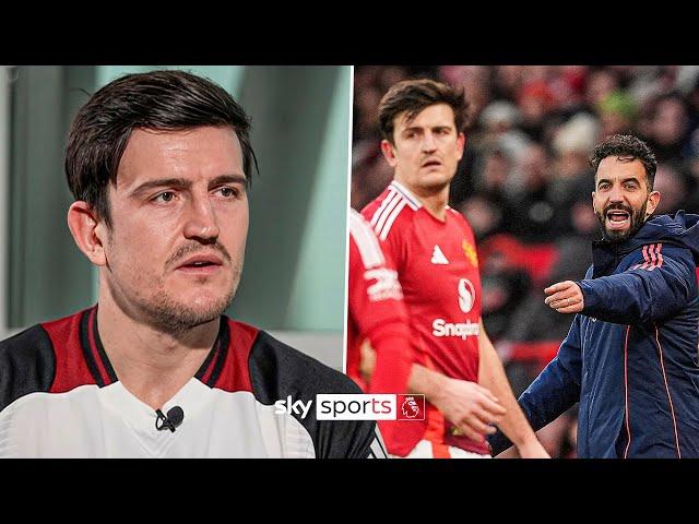 "Amorim and Ten Hag are total opposites" | Harry Maguire discusses Man Utd's season so far