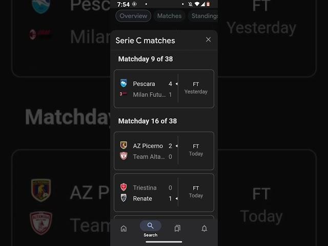 Serie C Football Scores #seriec