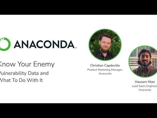 Know Your Enemy: Vulnerability Data and what to do with it