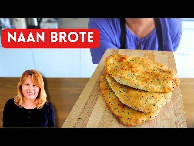 Indisches Naan-Brot blitzschnell aus dem Ofen – Leicht & lecker in Minuten! #canansrezepte