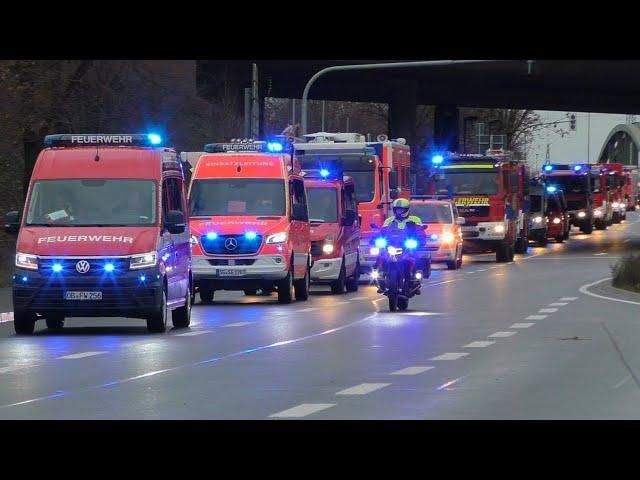 GROẞEINSATZ in OBERHAUSEN! - DEICH droht zu BRECHEN | VIELE Einsatzfahrten der Feuerwehr & Mehr!