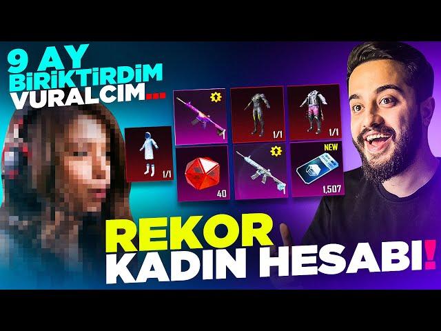 BÖYLE ŞANSLI KADIN HESABI GÖRMEDİNİZ! REKOR SANDIK BİRİKİMİ YAPMIŞ! PUBG Mobile