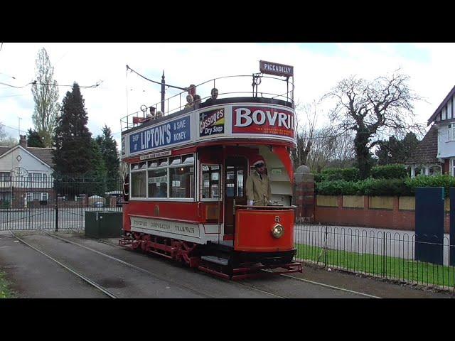 Heaton Park Tramway, Manchester - a ride on Stockport 5 tramcar - Middleton Road to Lakeside