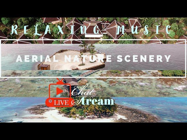 Vicjo | Live ○ Relaxing Music with Amazing Aerial Nature Scenery.