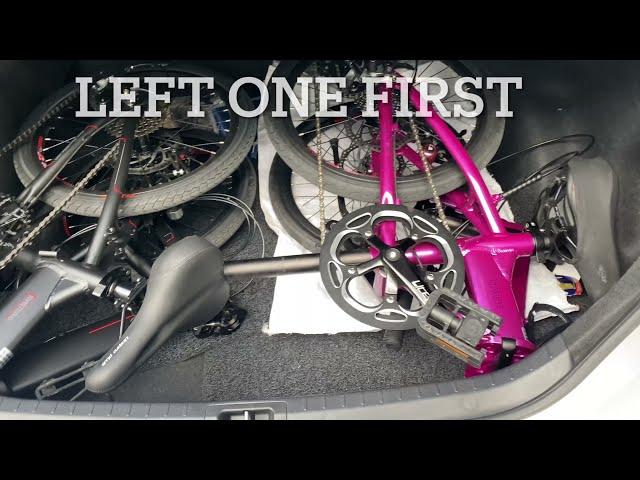 Ideal Way to Fit 2 Master Crius D Foldable Bikes in Toyota Corolla Boot